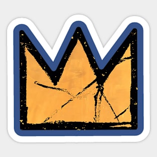 Basquiat Crown Sticker